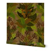 Surreal tropical leopard cammo