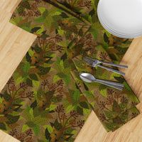 Surreal tropical leopard cammo