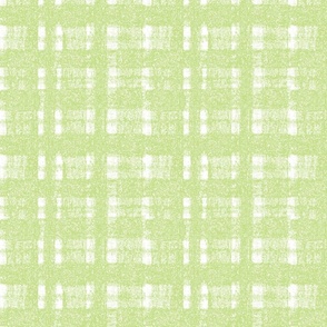 Chartreuse green and white