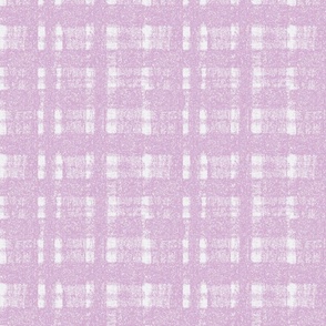 Orchid pink and white plaid