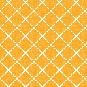 Squared lattice - goldenrod