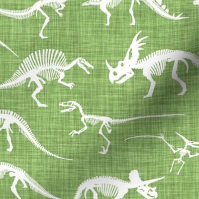 dinosaur bones // olive linen