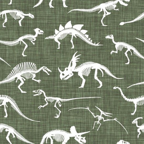 dinosaur bones // sage linen no. 1