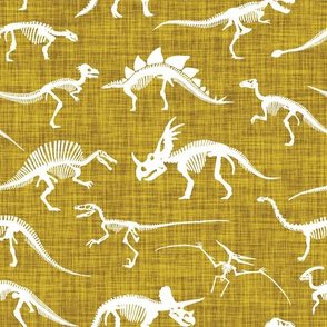 dinosaur bones // marigold linen