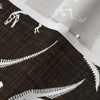 dinosaur bones // carob linen