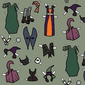 Witchy Woman Paper Doll