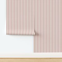 Grosgrain Stripe: Dusty Coral & Cream 3/4" Stripe