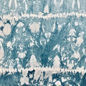 Shibori stitch resist