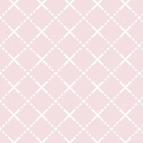 Squared Lattice - pale pink