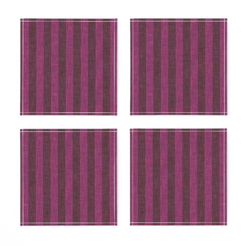 Pajama Stripe - sangria