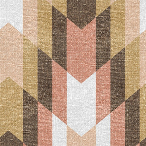 Tribal Texture Pattern 1 Muted Fall - large scale