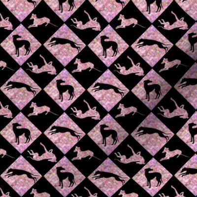 Greyhound Diamonds Mermaid Scales