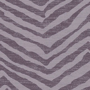 large tiger on linen in mauve