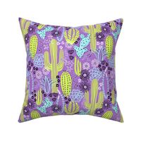 Sonoran Landscape (Lime and Lilac)