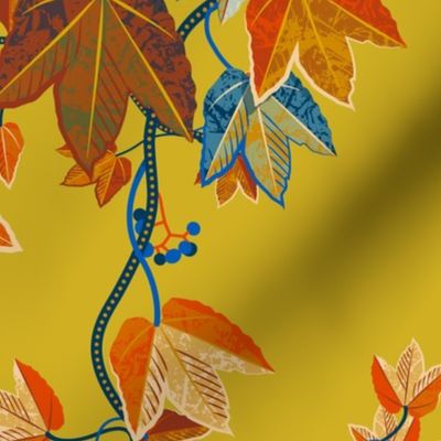 Autumn vines-Mustard