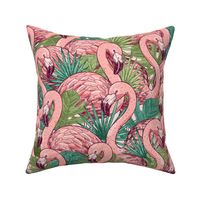 Tropical flamingo