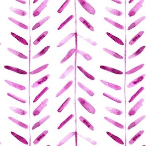 viva magenta watercolor abstract geometrical pattern for modern home decor bedding nursery painted brush strokes herringbone p323-3 