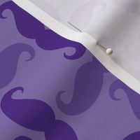mustache tweed - royal purple
