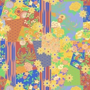 Yellow Flowers Patchwork