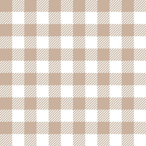 taupe gingham 