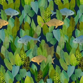 Forest of Fish {Emerald}