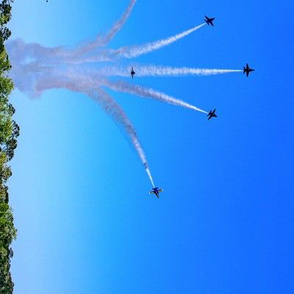  62-16 Blue Angels perform Delta Breakout over Beaufort Marine Corps Air Station