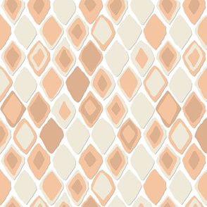 Almas diamond ikat soft peach