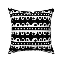 Bumpy Stripe (black & white)