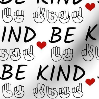 Be Kind ASL Sign Language