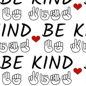 Be Kind ASL Sign Language