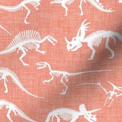 dinosaur bones // geranium linen