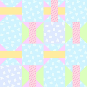 pastel quilt