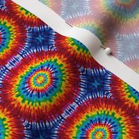 Rainbow Tie dye circle