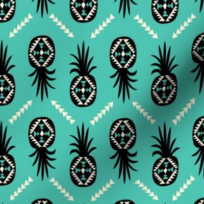 patterned pineapples 1