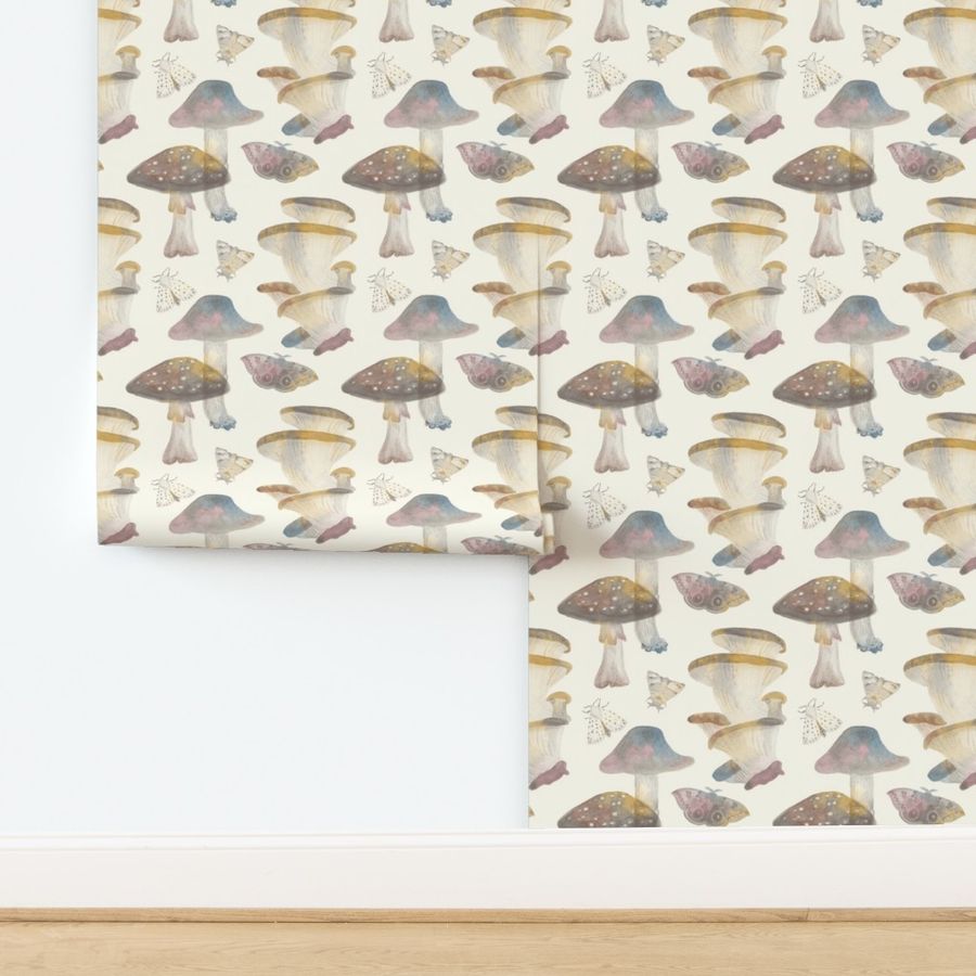 Mysterious Mushrooms in Cream -large 