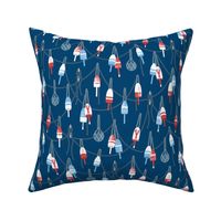 Lobster Buoy navy blue medium