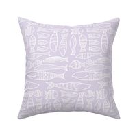 Funky Fish (lilac & white)