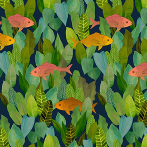 Forest of Fish {Coral}