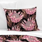 Protea Flowers XL - Black