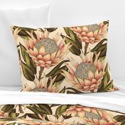 Protea Flowers XL - Cream