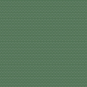 Polka dots on green 