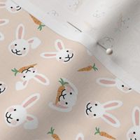 Hungry Bunnies - Blush, Small Scale