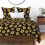 Large Sunflowers (Black) - Sunflower Fields Collection