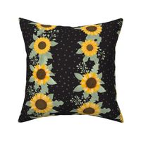 Sunflower Row (Elf Black) - Sunflower Fields Collection