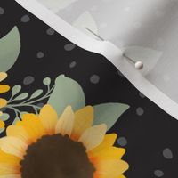 Sunflower Row (Elf Black) - Sunflower Fields Collection