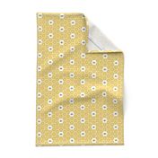 Bees Stitched Honeycomb - Small - Gold