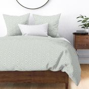 Bees Stitched Honeycomb - Medium - Light Blue - 