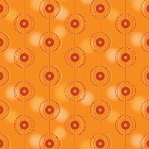Tassel door curtain | orange