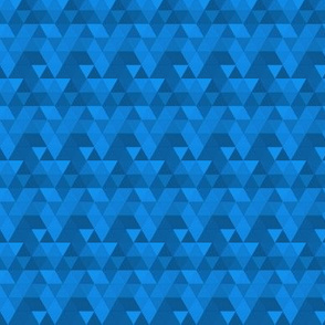 geometric triangles blue