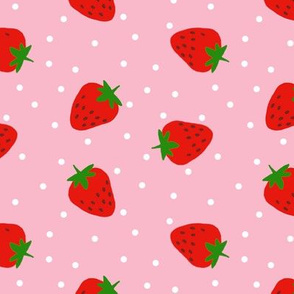 Download Strawberry Shortcake Sitting On Strawberry Wallpaper  Wallpapers com